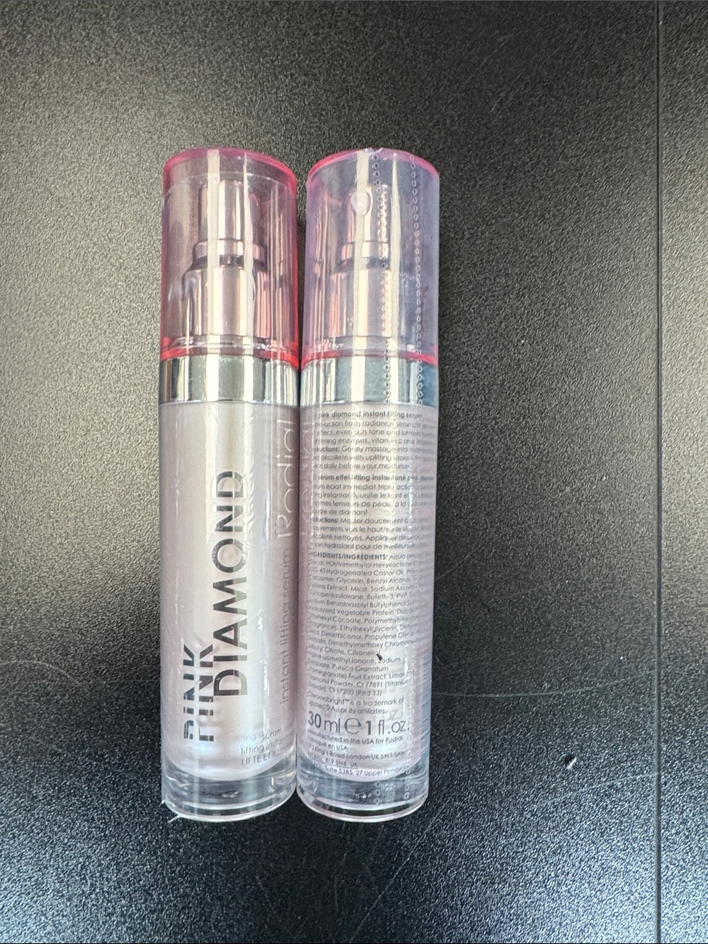 Pink Diamond Illuminating Face Serum - Pink. 2 bottles.